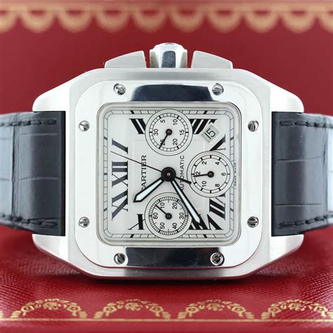 cartier santos 100 chrono.